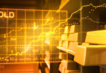 Gold Gold bars and stok market