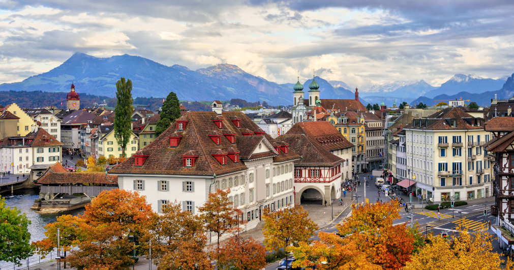 Luzern Panorama Stadt