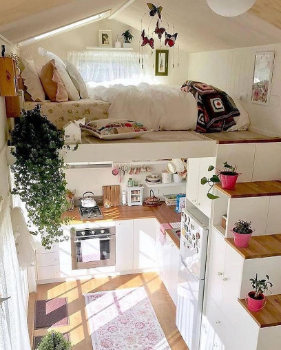Tiny House Schlafzimmer