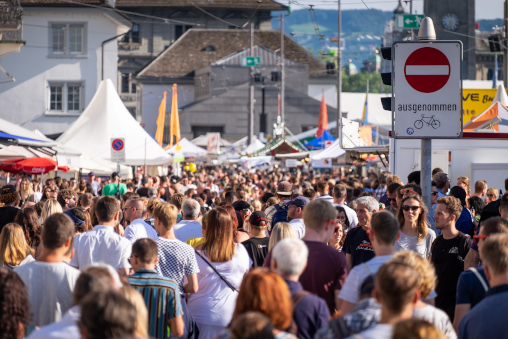 Züri Fäscht 2019 Volle Strassen