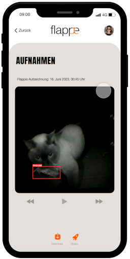 Flappie App mit Videoüberwachung