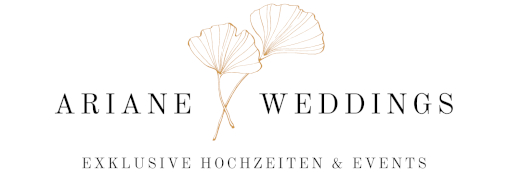 Das Logo von Ariane Weddings.
