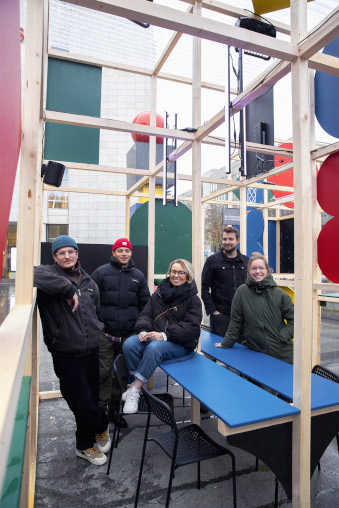 Agentur Team Gruppenbild Stand