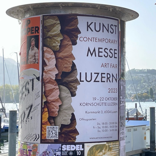 Plakat für die Kunstmesse Luzern