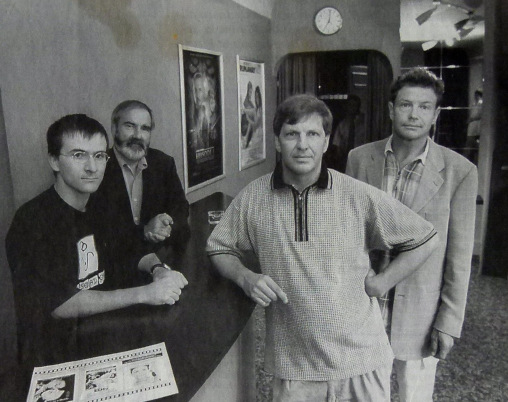 Gruppenfoto im Foyer des Kino Gotthards