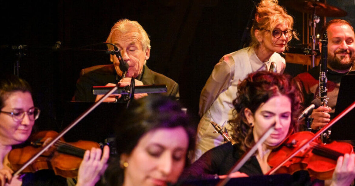 Pepe Lienhard, das Rigiblick Orchestra und Hanna Scheuring proben für die Hommage an Ennio Morricone