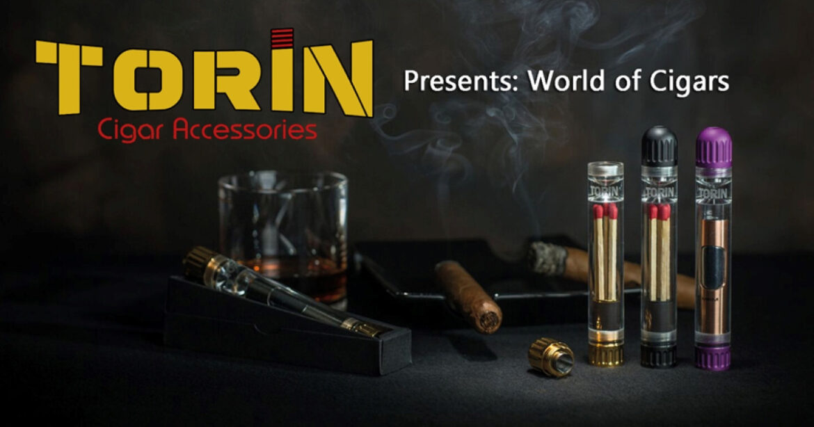 Zigarren und andere Raucherprodukte werden präsentiert