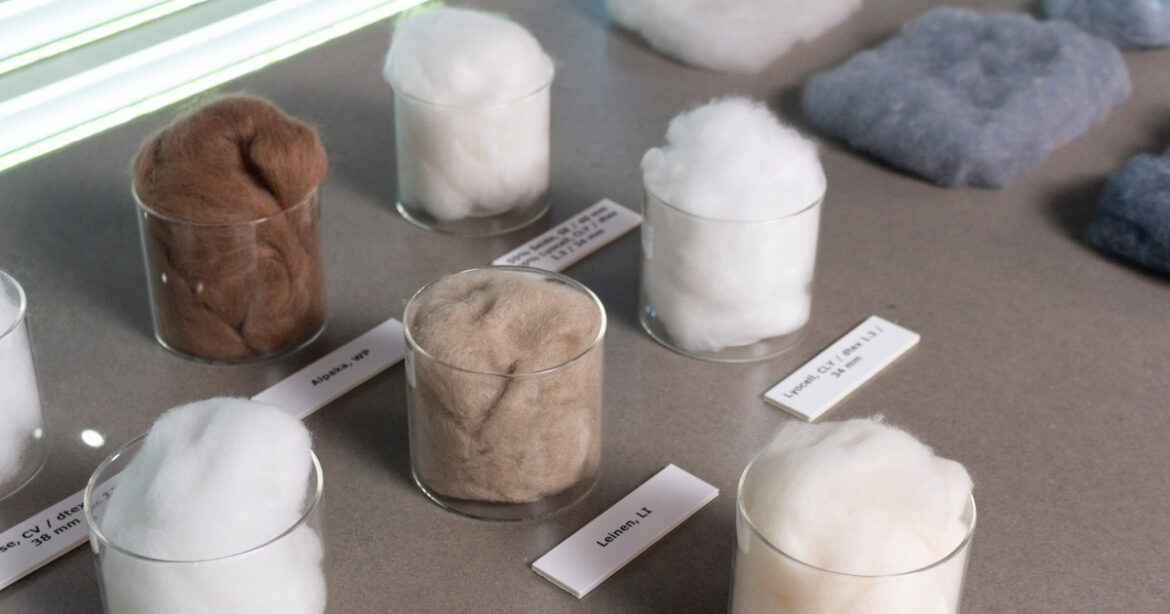 Nachhaltige Fasern im SpinnLab