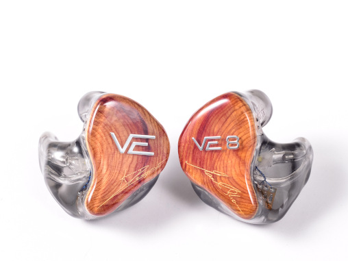 Earline VE8 Custom wood In Ear Monitor