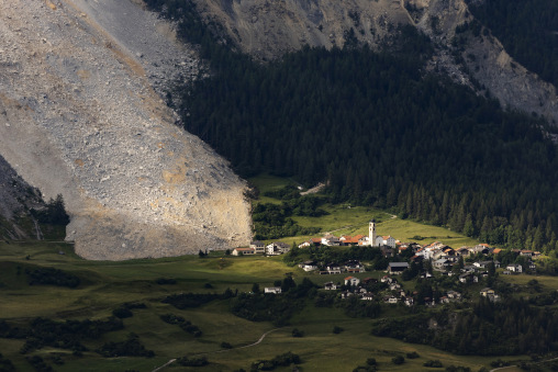 Brienz nach dem Felssturz