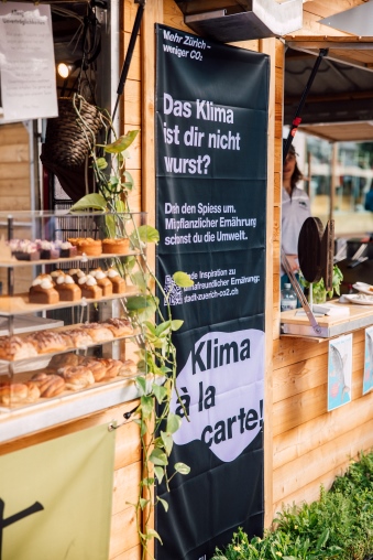 Ein Stand an der Food Zurich