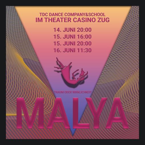 Grafisches Plakat Malya
