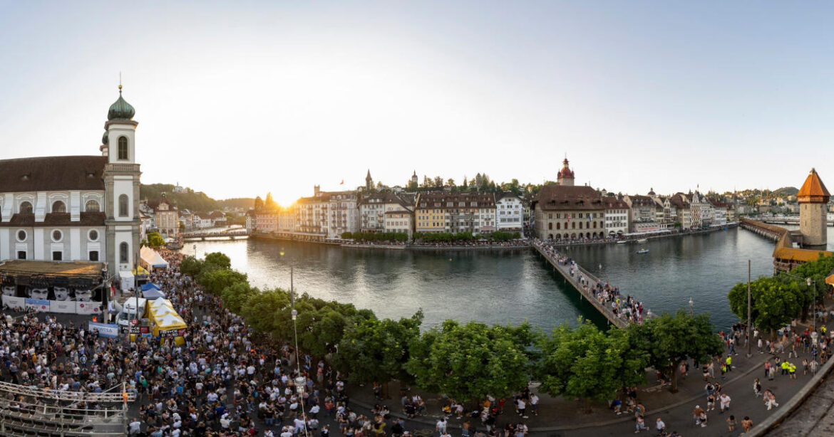Panoramaaufnahme Innenstadt Luzern