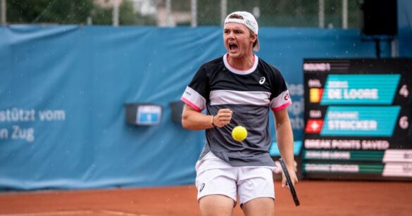 Dominic Stricker am Zug Open 2022