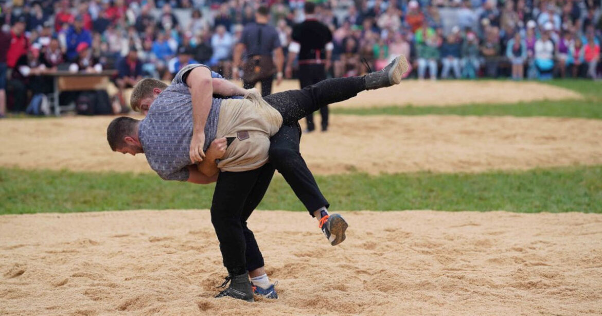 Zwei Schwinger im Zweikampf