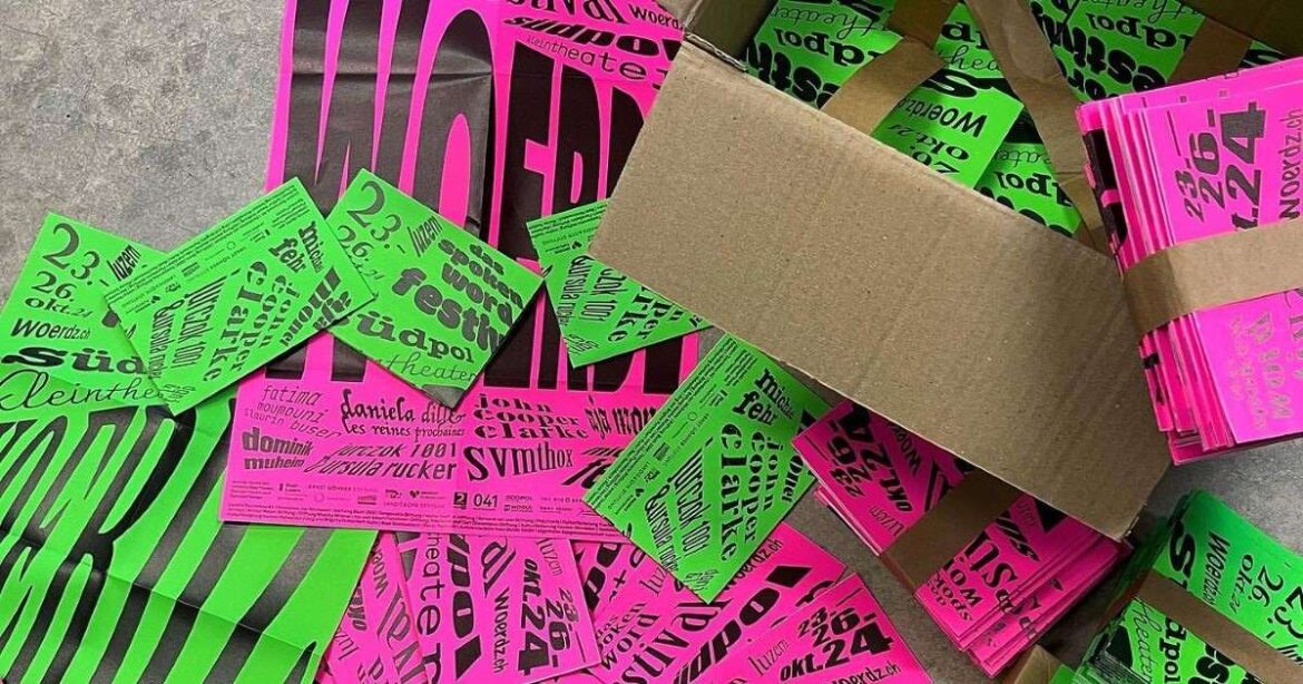 Flyer vom Woerdz schön verteilt.