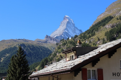 Ausblick auf das Matterhorn Zermatt