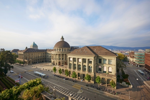 Luftbild der ETH Zürich
