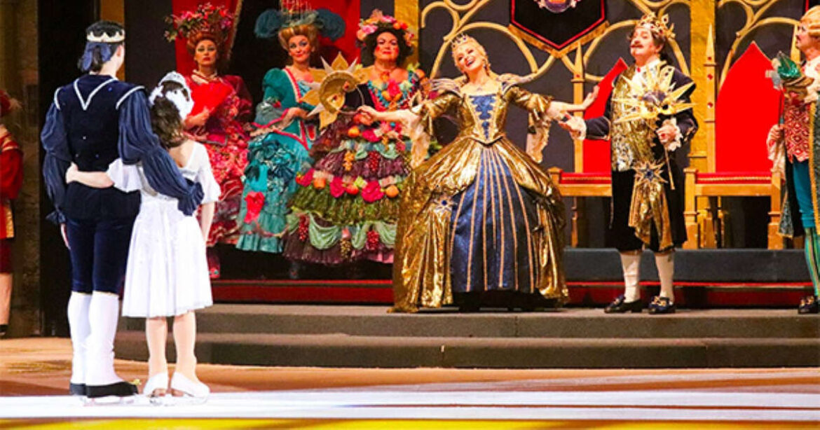 Aschenputtel - Das Musical auf Eis wird aufgeführt